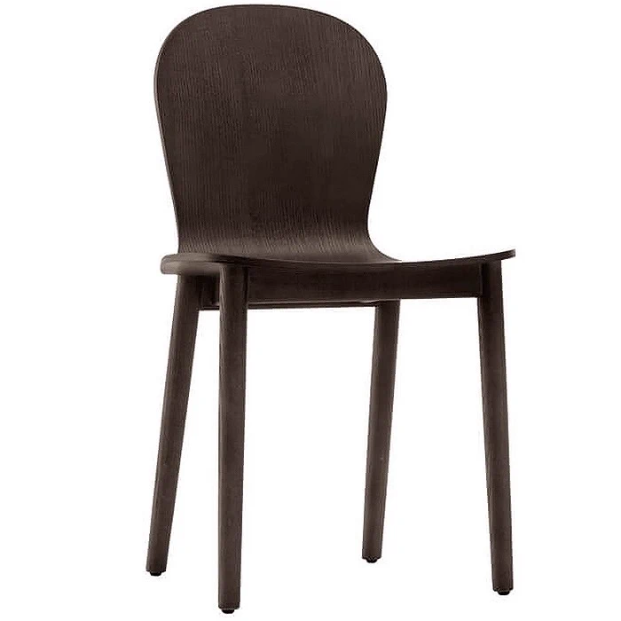 Каркас и наполнение: дерево. Современный дизайн Стул Bac Two — Cappellini, кожа