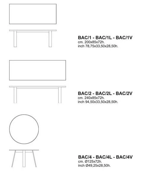 Каркас и наполнение: дерево. Современный дизайн Стол Bac — Cappellini, дерево, фото 5