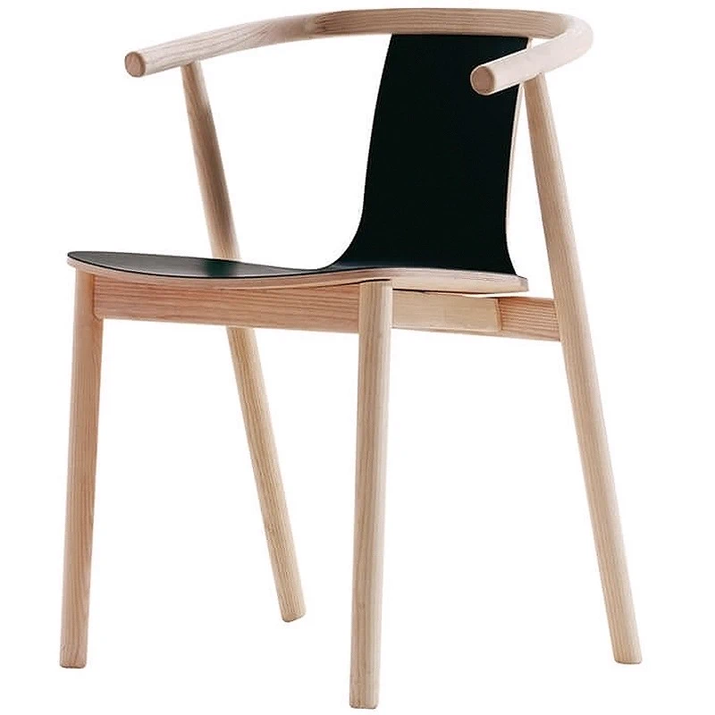 Каркас и наполнение: дерево. Современный дизайн Стул Bac — Cappellini, кожа