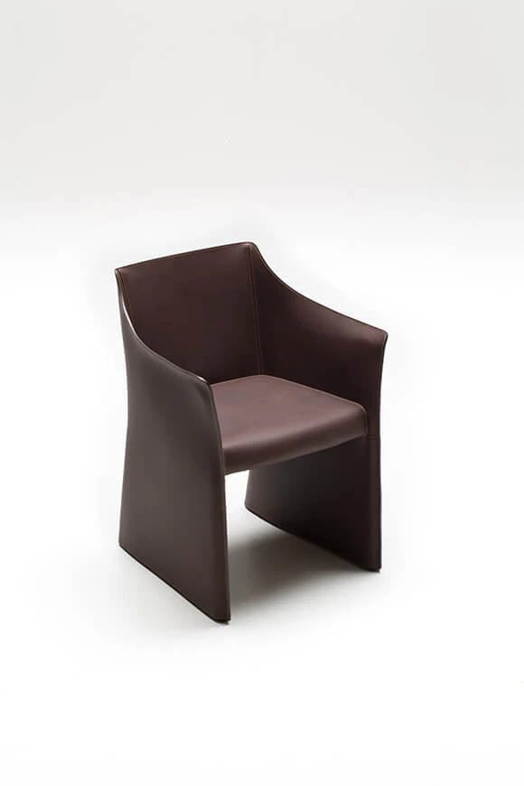 Кресло Cap 2 — Cappellini, кожа, фото 3