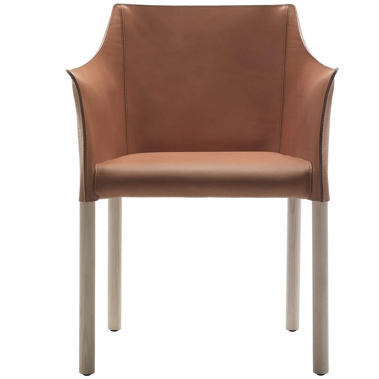 Кресло Cap — Cappellini, кожа