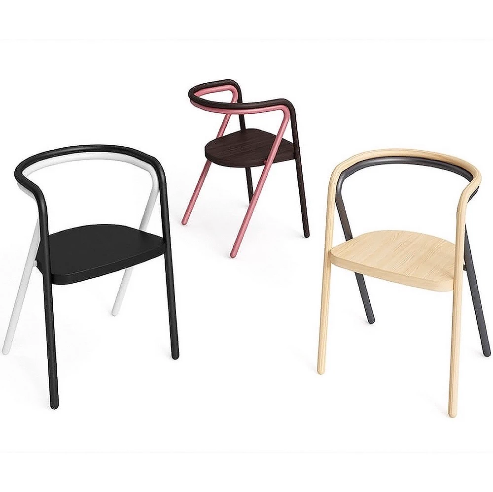 Каркас и наполнение: дерево, металл. Современный дизайн Стул Chair 2 — Cappellini, дерево