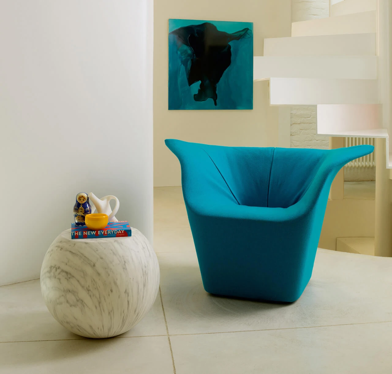 Каркас и наполнение: ППУ. Современный дизайн Кресло Garment — Cappellini, кожа, фото 5
