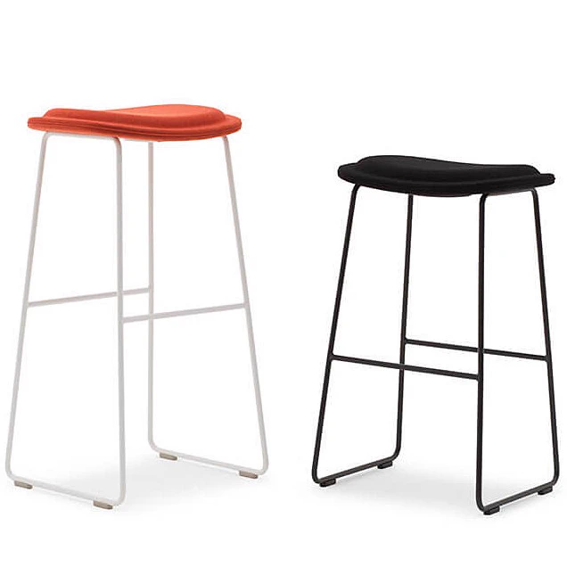 Барный стул Hi pad — Cappellini, кожа