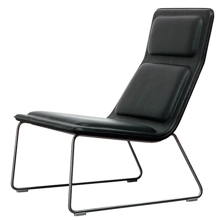Кресло Low pad 75 — Cappellini, кожа