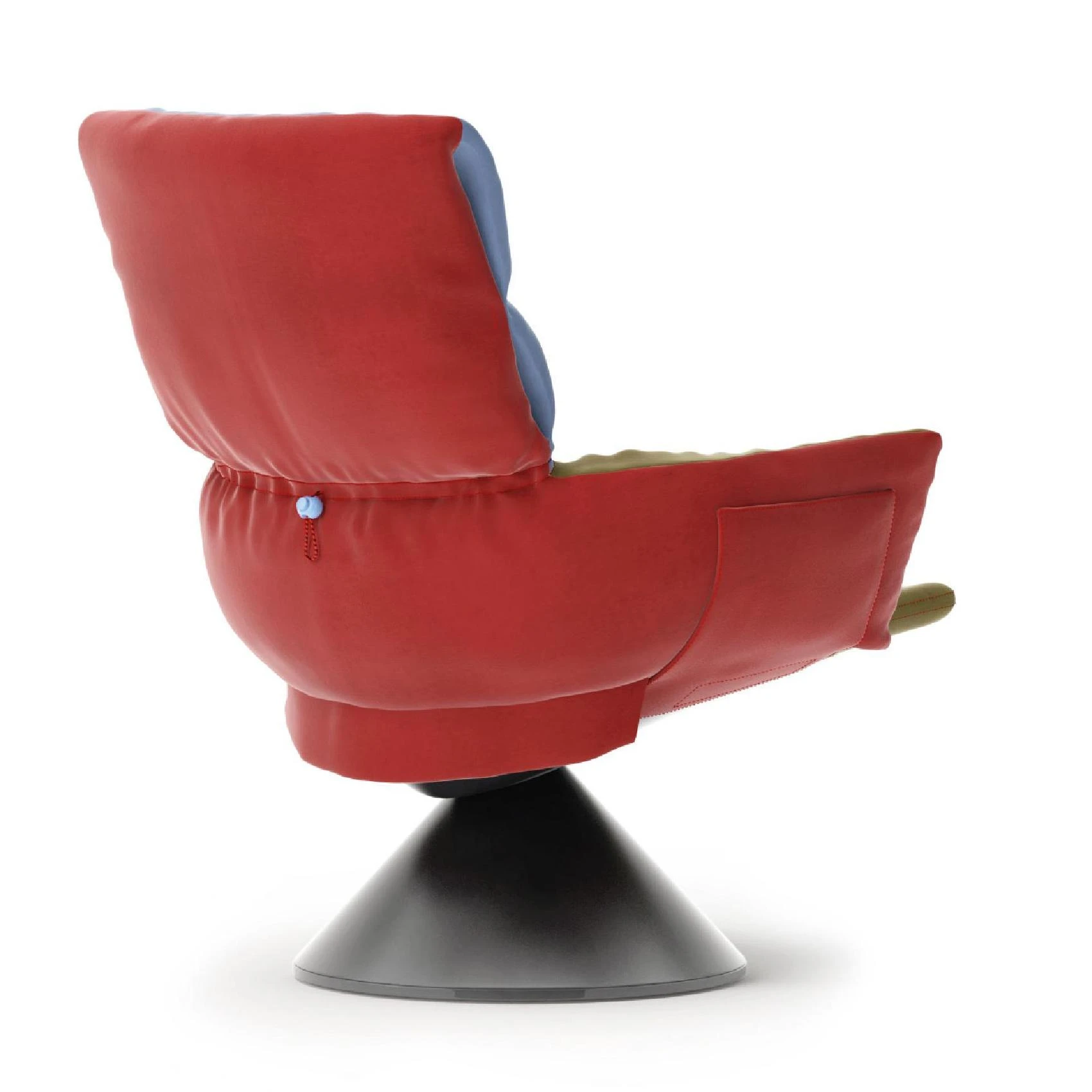 Кресло Lud’o Lounge — Cappellini, кожа, фото 2