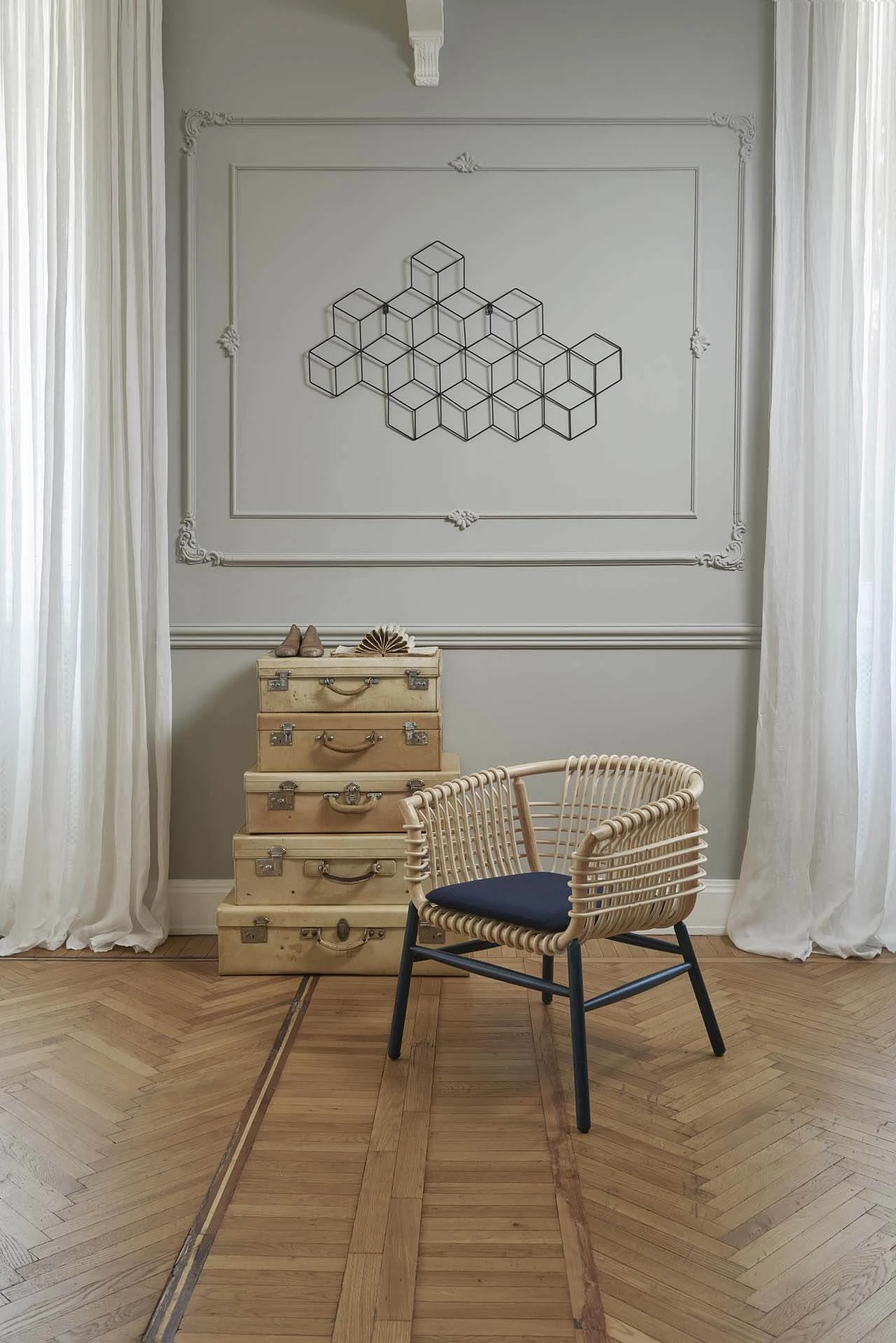 Кресло Lukis — Cappellini, дерево, фото 2