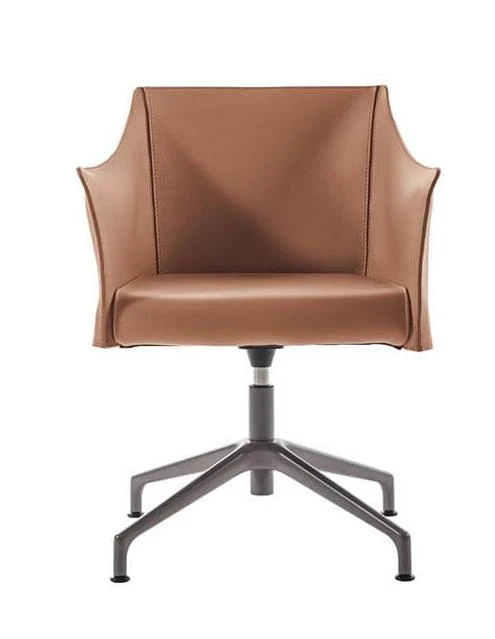 Кресло O-cap — Cappellini, кожа, фото 3