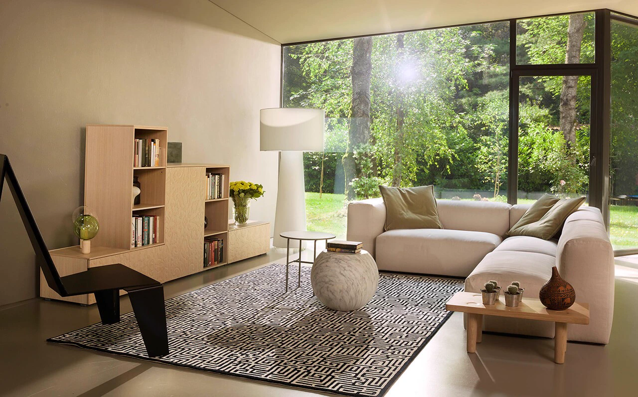 Диван Oblong — Cappellini, кожа, фото 4