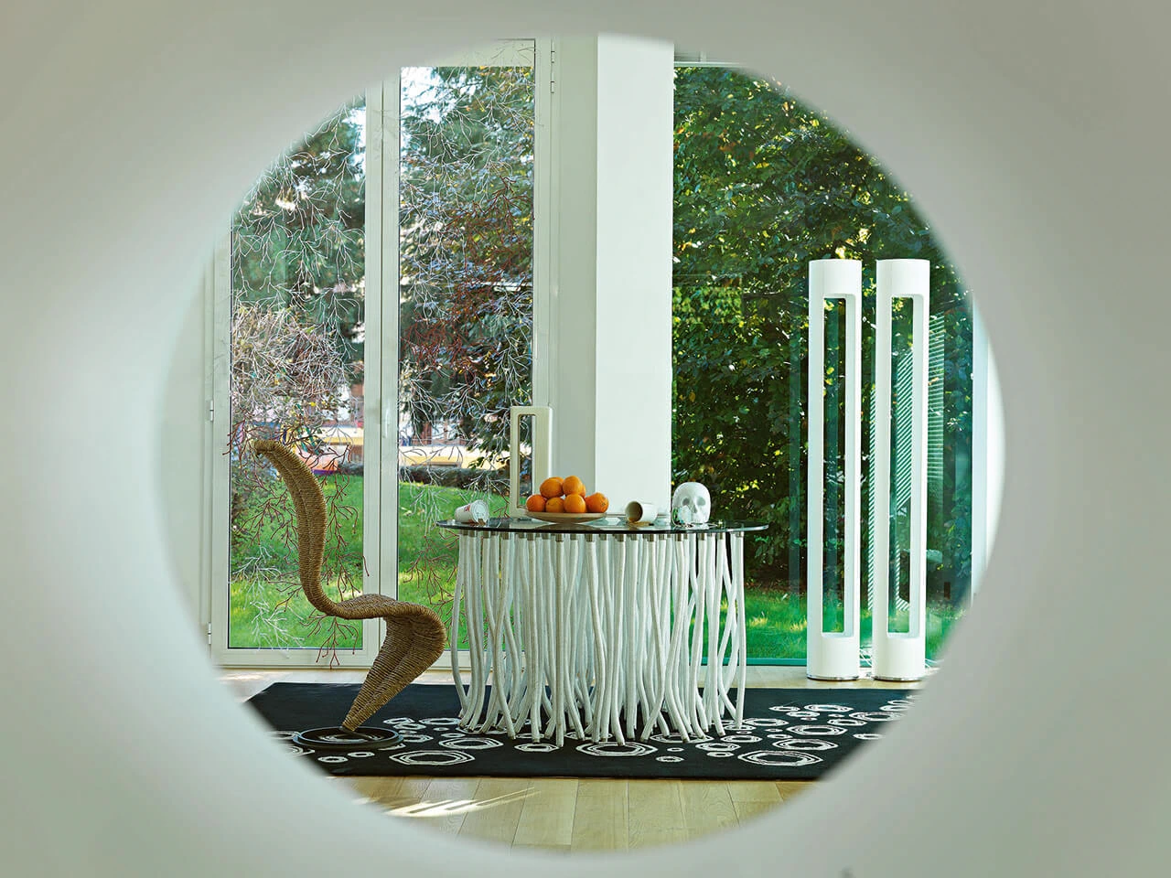 Стол Org — Cappellini, стекло, фото 3