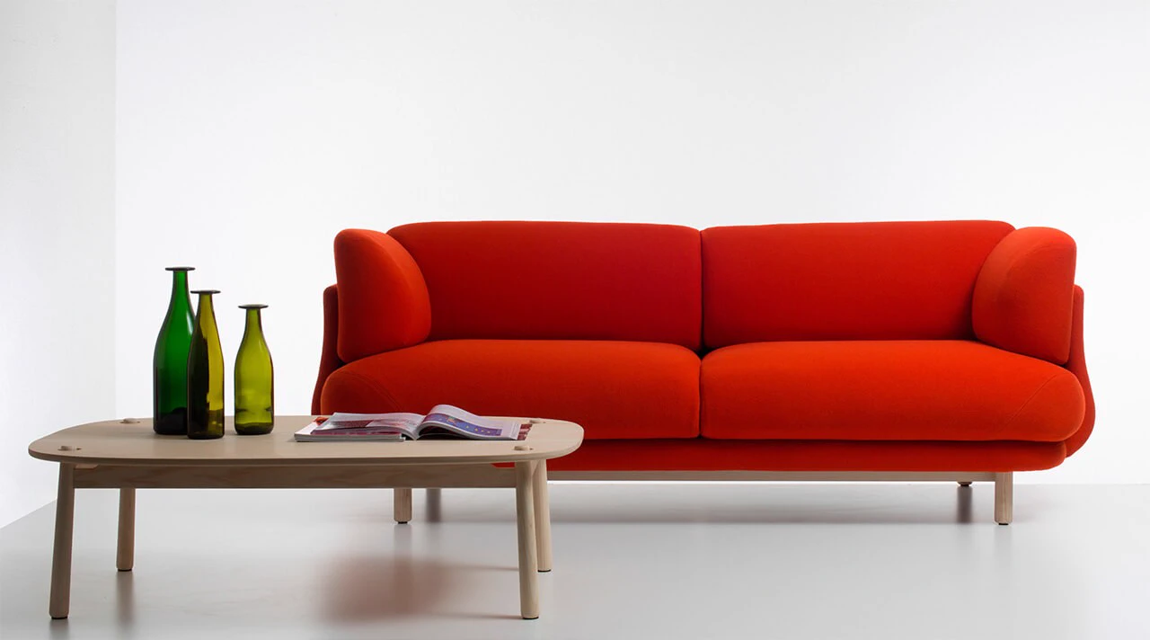 Каркас и наполнение: дерево, ППУ. Современный дизайн Диван Peg — Cappellini, текстиль, фото 4