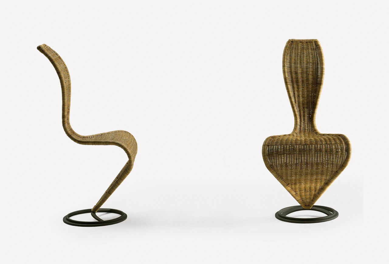Каркас и наполнение: металл, ППУ. Современный дизайн Стул S-Chair — Cappellini, кожа, фото 2