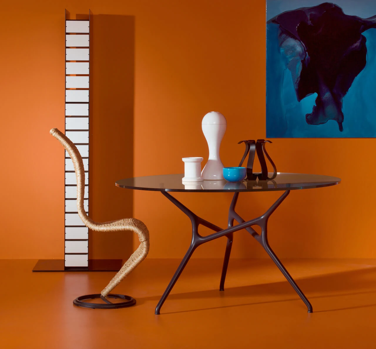 Каркас и наполнение: металл, ППУ. Современный дизайн Стул S-Chair — Cappellini, кожа, фото 5