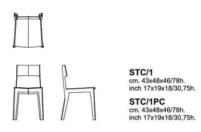 Стул Stitch — Cappellini, фото 3