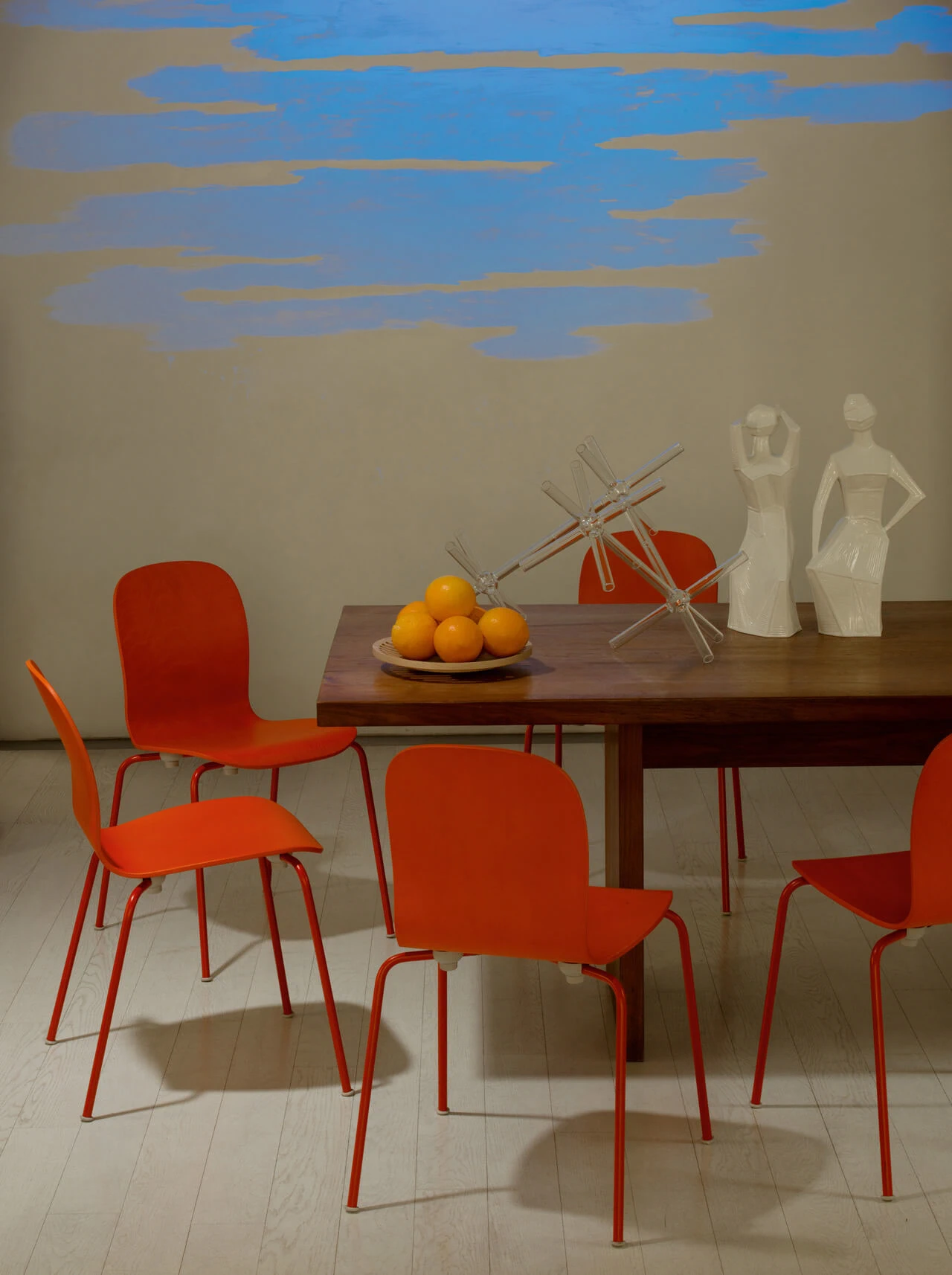 Каркас и наполнение: дерево, сталь, ППУ. Современный дизайн Стул Tate Color — Cappellini, кожа, фото 6