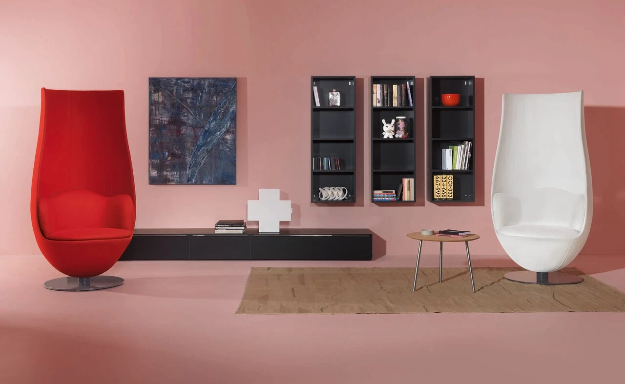 Каркас и наполнение: металл. Современный дизайн Кресло Wanders` tulip — Cappellini, кожа, фото 4