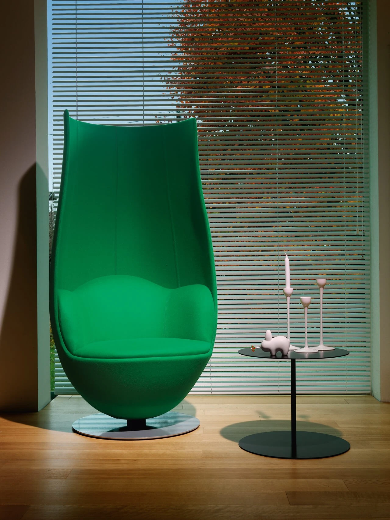 Каркас и наполнение: металл. Современный дизайн Кресло Wanders` tulip — Cappellini, кожа, фото 5