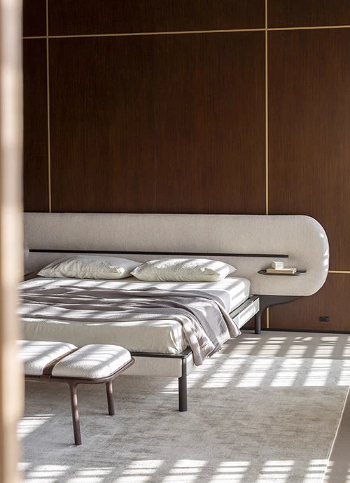 Кровать Lips — Carpanese Home, кожа, фото 3