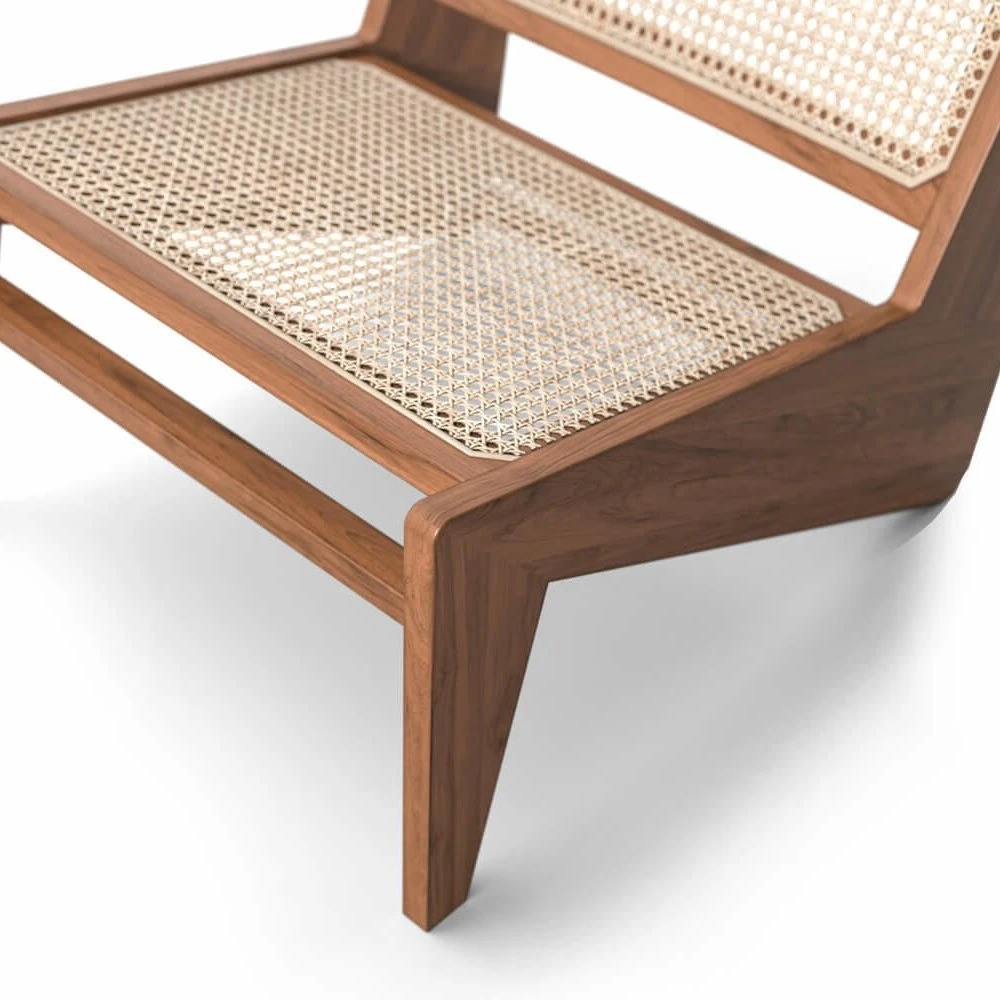 Каркас и наполнение: дерево. Современный дизайн Кресло 058 Kangaroo — Cassina, дерево, фото 3