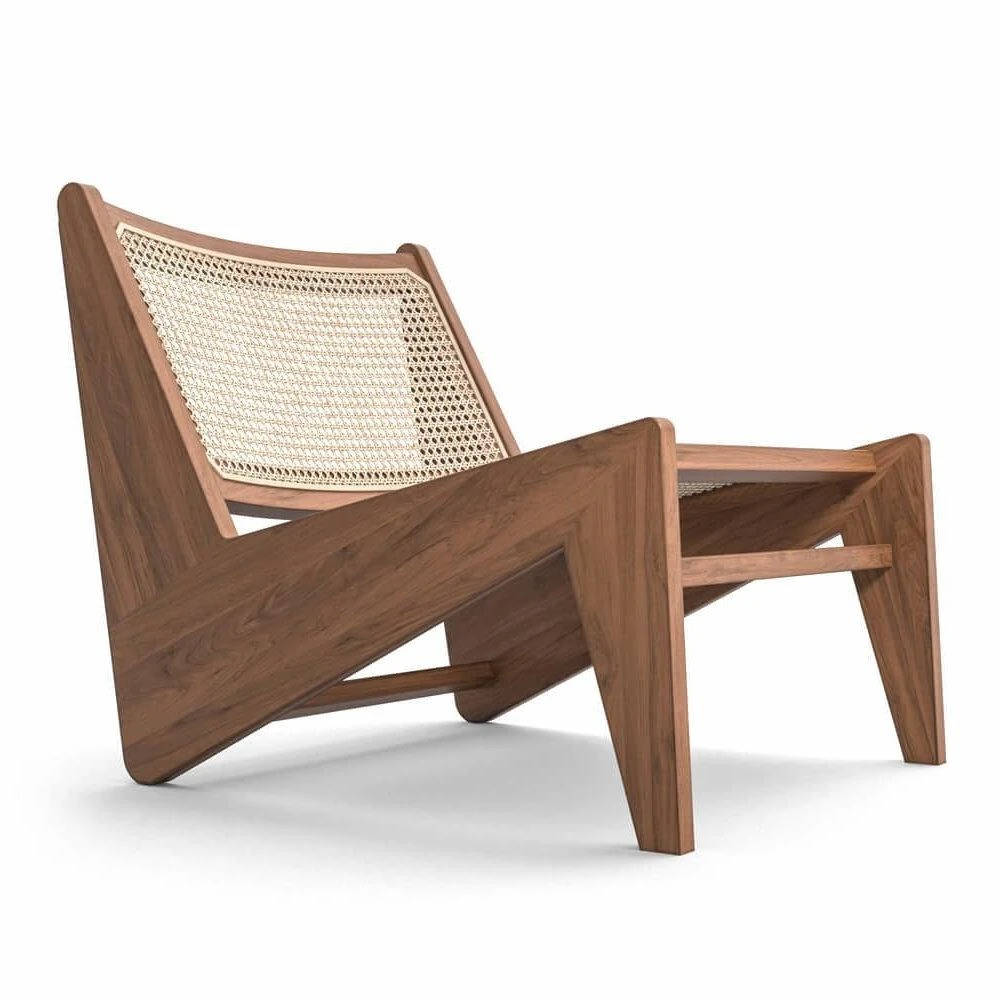 Каркас и наполнение: дерево. Современный дизайн Кресло 058 Kangaroo — Cassina, дерево