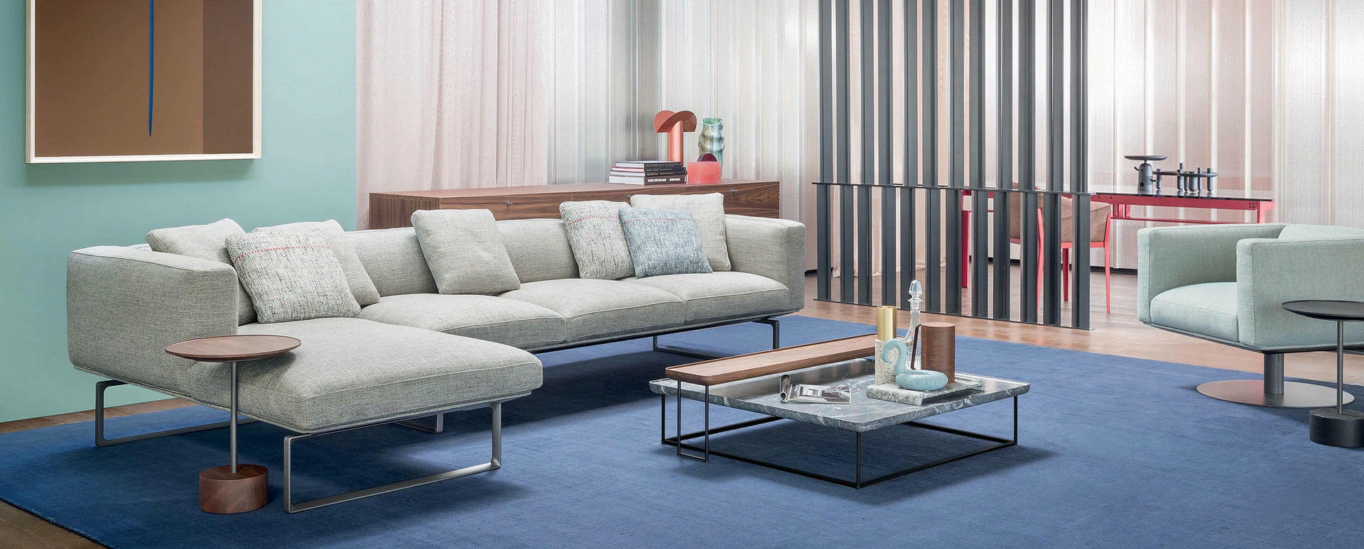 Диван 206 8 Cube — Cassina, массив дерева, фото 6