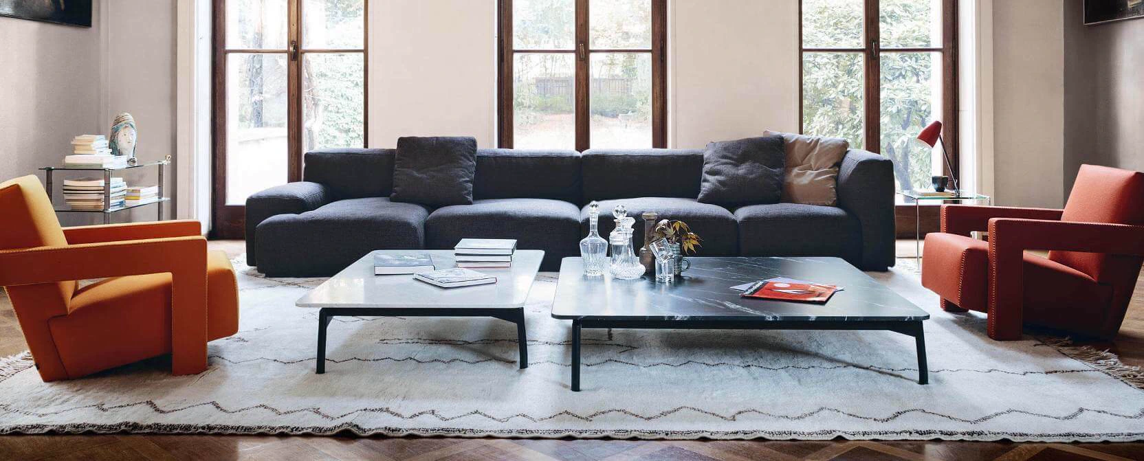 Модульный диван 271 Mex Cube — Cassina, кожа, фото 6