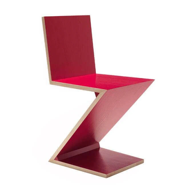 Стул 280 Zig Zag — Cassina, массив дерева, фото 3