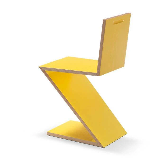 Стул 280 Zig Zag — Cassina, массив дерева, фото 4
