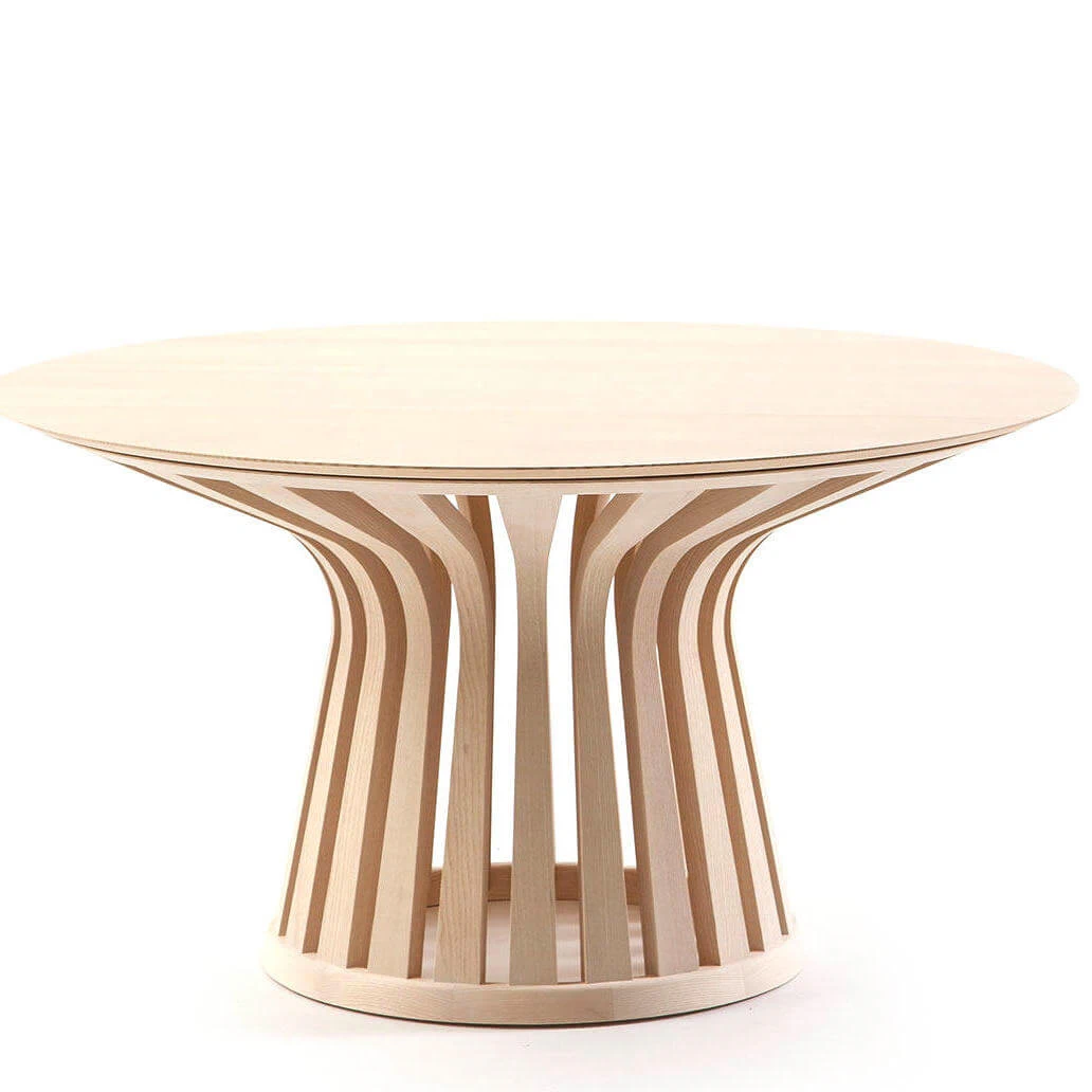 Каркас и наполнение: массив дерева. Современный дизайн Стол 390 Lebeau Wood — Cassina, мрамор, фото 3