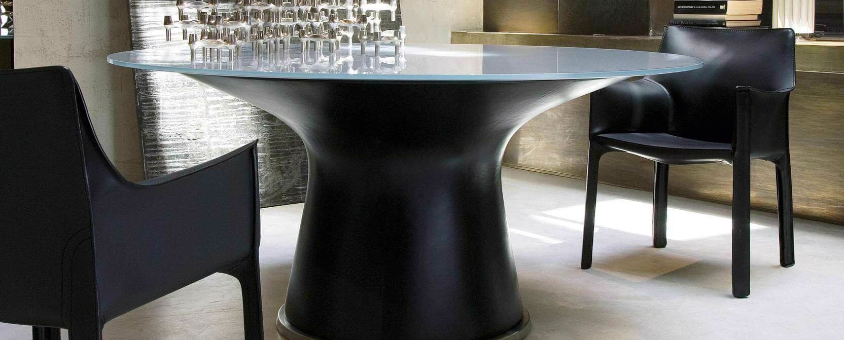 Стол 390 Lebeau — Cassina, кожа, фото 3