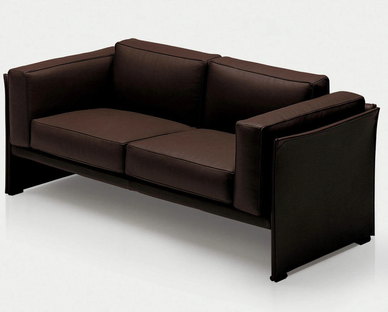 Каркас и наполнение: металл. Современный дизайн Диван 405 Duc — Cassina, кожа, фото 2