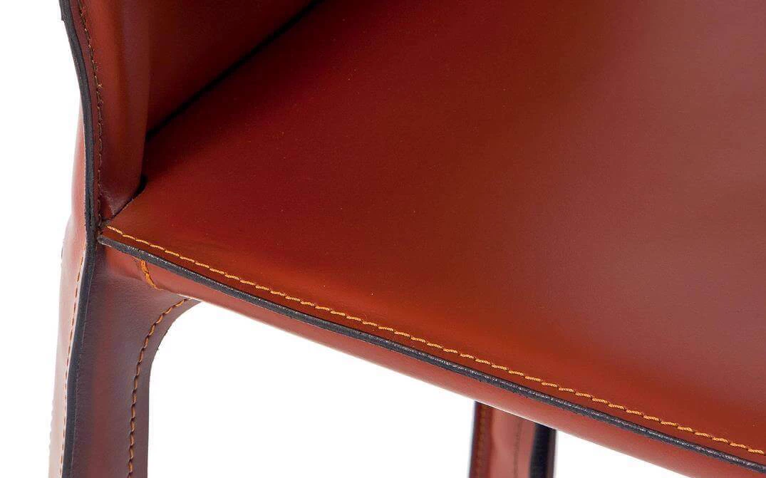 Стул 412 Cab — Cassina, кожа, фото 4