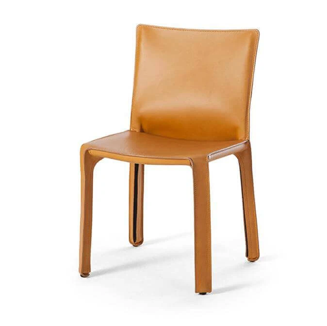 Стул 412 Cab — Cassina, кожа, фото 6