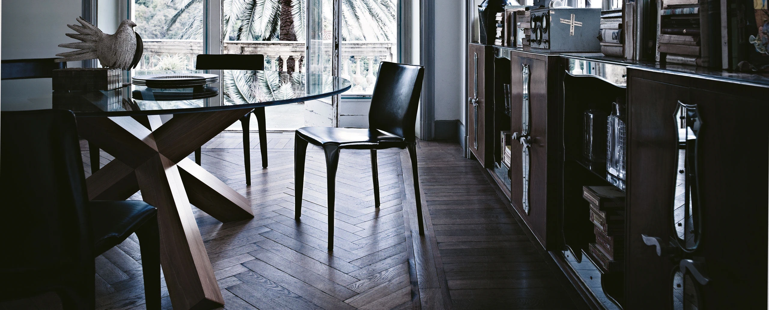 Стул 422 Bull — Cassina, кожа, фото 2