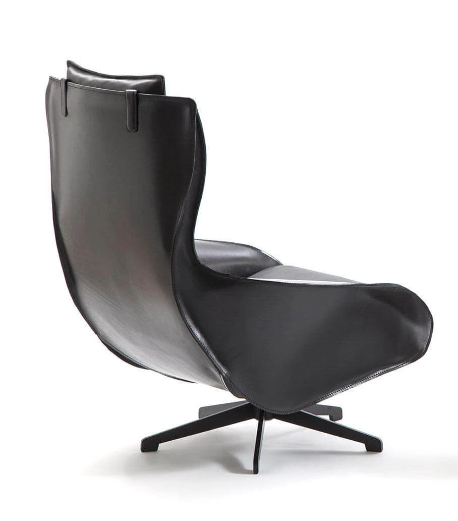Кресло 423 Cab Lounge — Cassina, кожа, фото 2