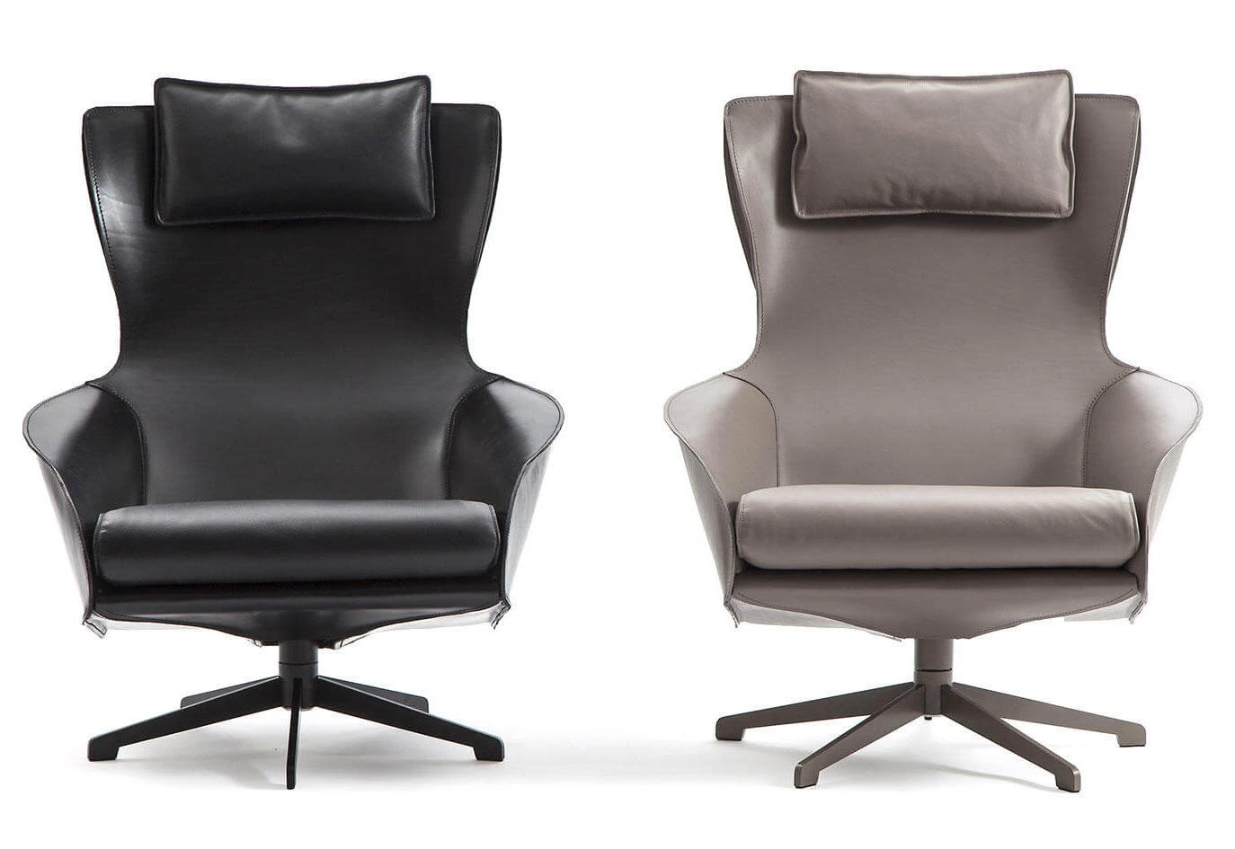 Кресло 423 Cab Lounge — Cassina, кожа, фото 3