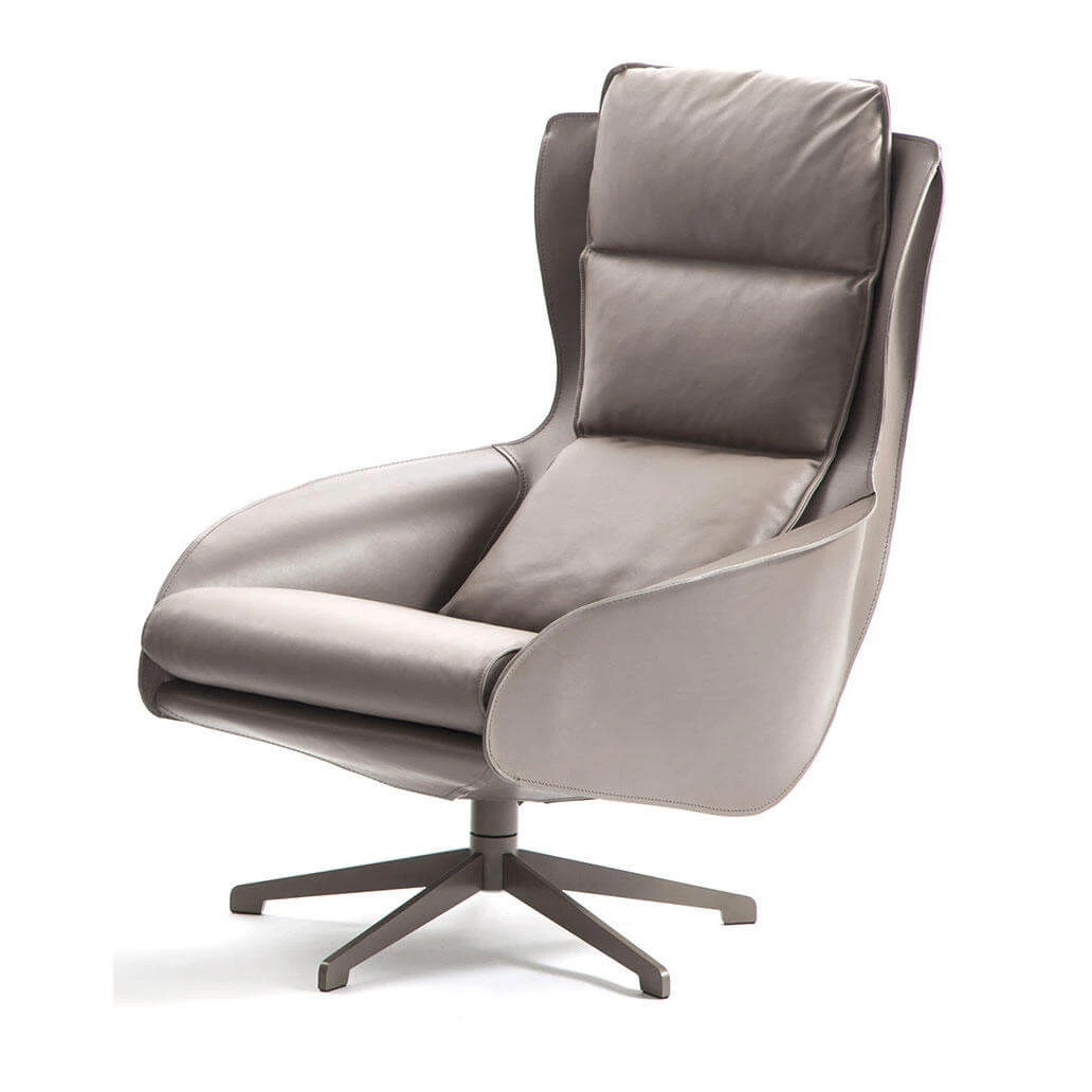 Кресло 423 Cab Lounge — Cassina, кожа