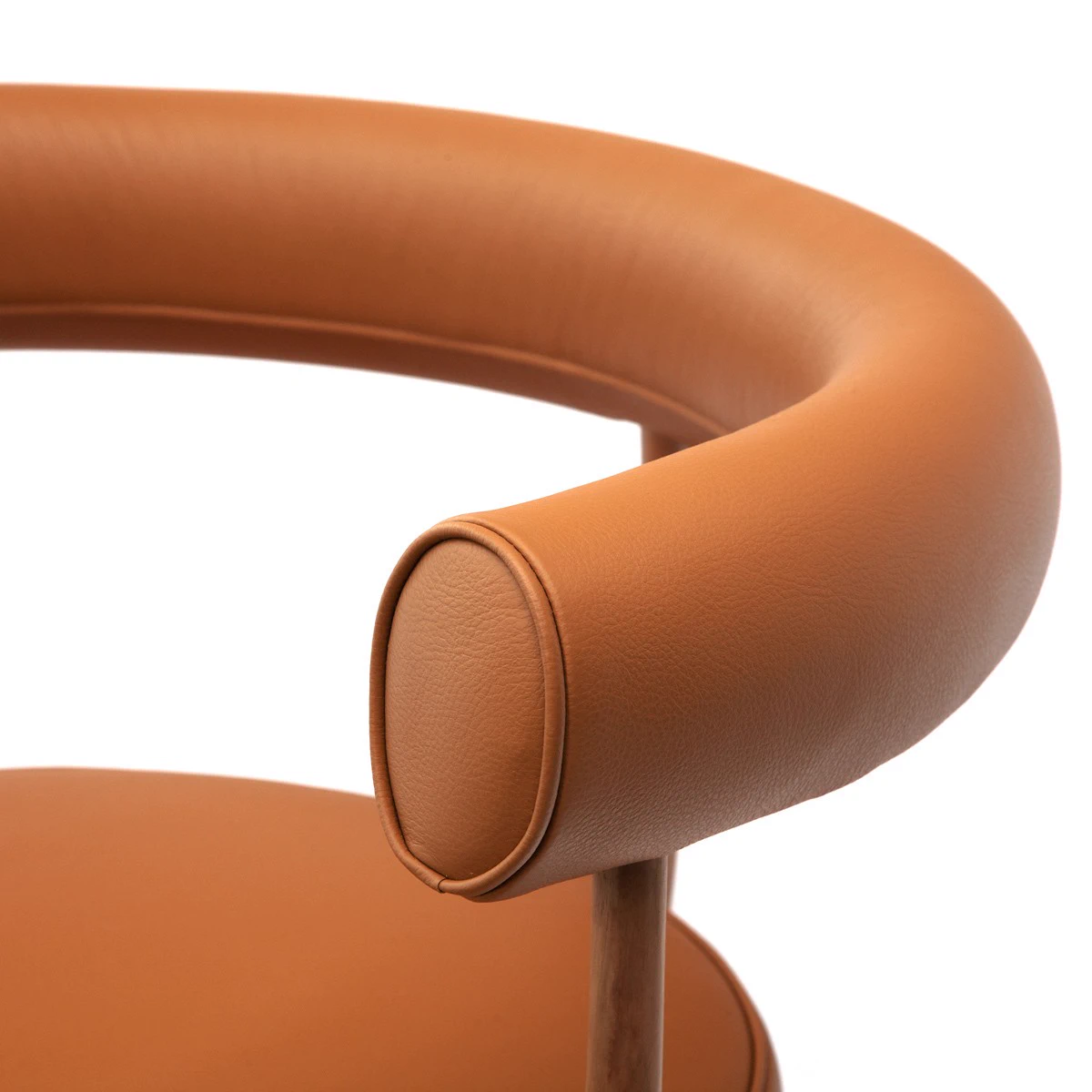 Стул с кожаной обивкой 528 Indochine — Cassina, кожа, фото 2