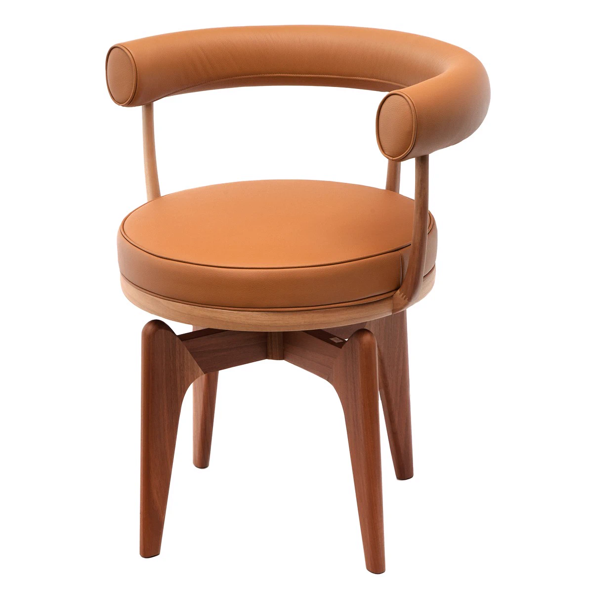 Стул с кожаной обивкой 528 Indochine — Cassina, кожа