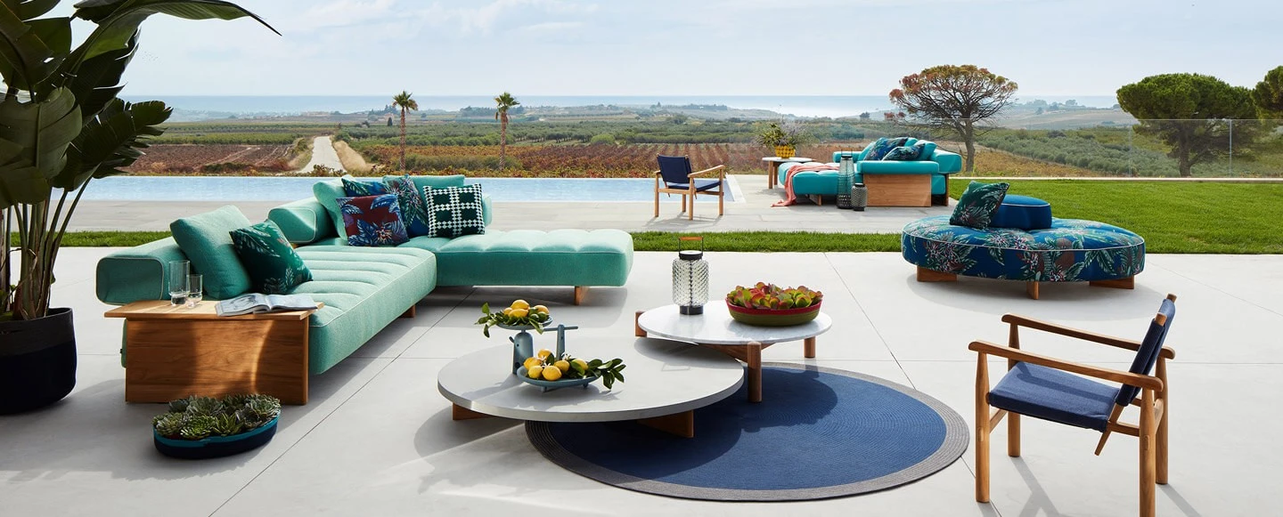 Каркас и наполнение: массив дерева. Современный дизайн Кресло 533 Doron Hotel Outdoor — Cassina, ткань, фото 4