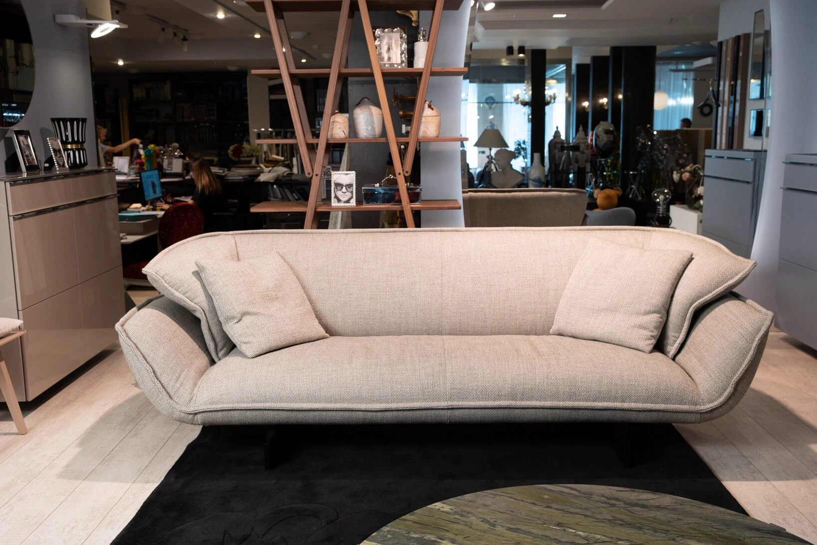 Модульный диван 550 Beam Sofa System — Cassina, кожа, фото 2