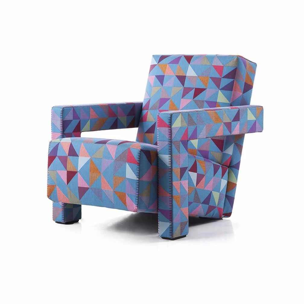 Каркас и наполнение: массив дерева. Современный дизайн Кресло 637 Utrecht C90 Limited Edition — Cassina, кожа, фото 2