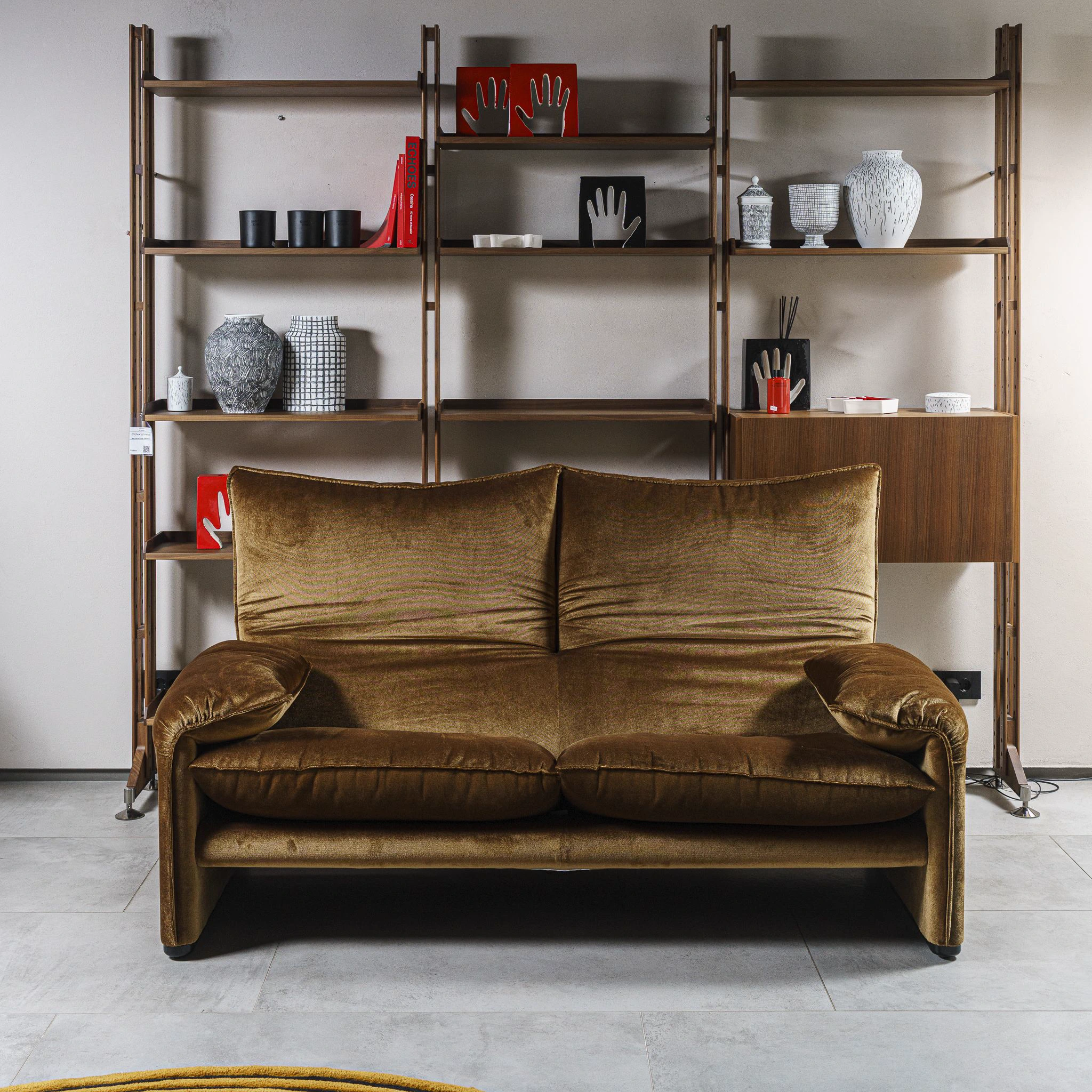 Современный дизайн Диван 675 Maralunga 40 Osaka 13O036 — Cassina, текстиль