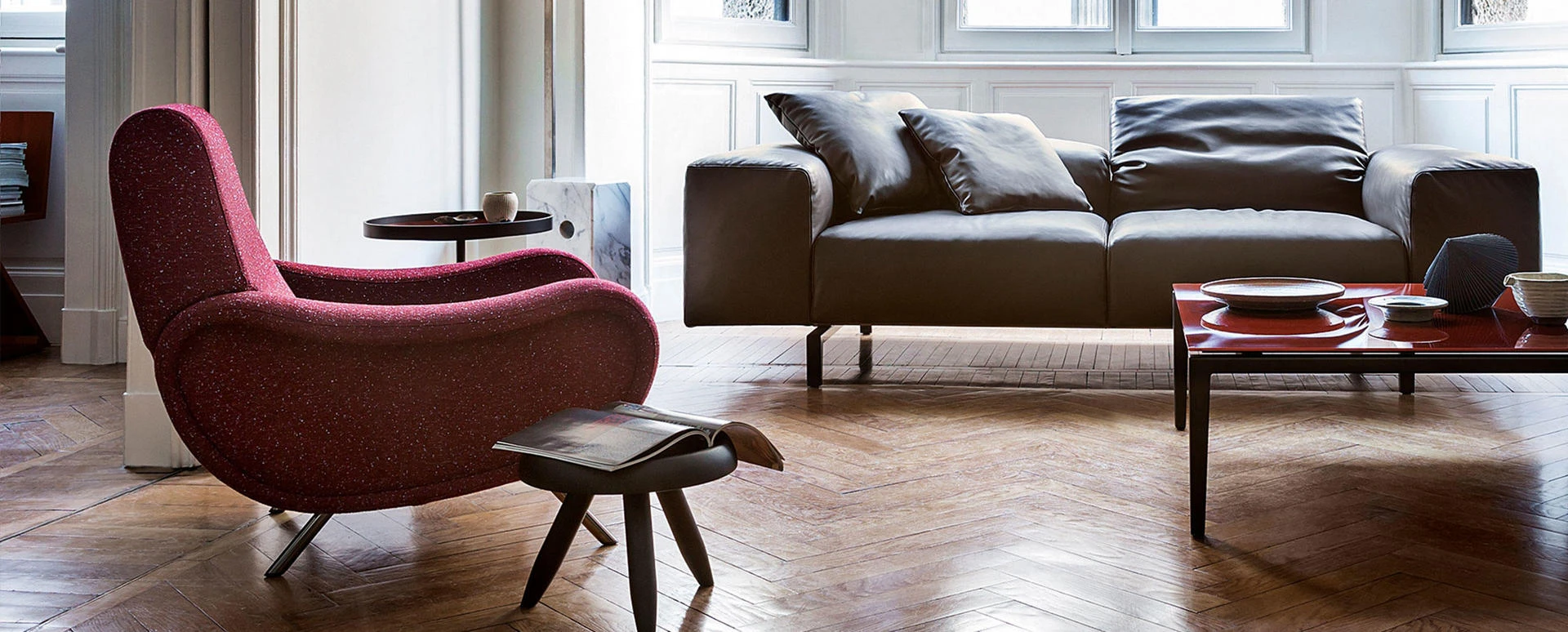 Кресло 720 Lady — Cassina, кожа, фото 6