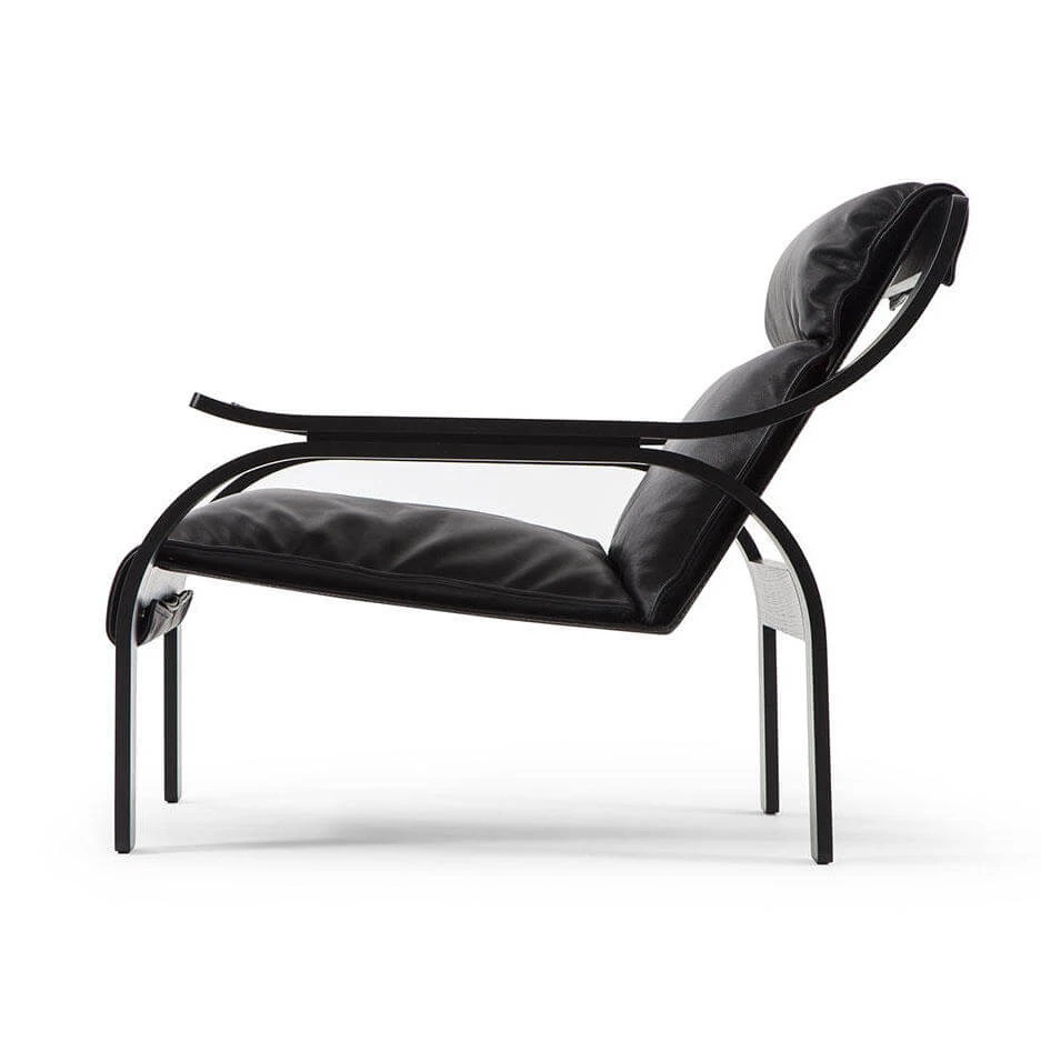 Каркас и наполнение: массив дерева. Современный дизайн Кресло 722 Woodline — Cassina, кожа, фото 2