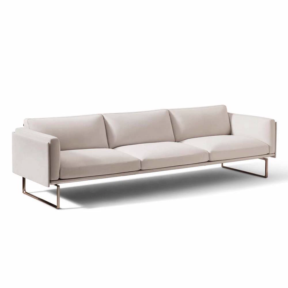 Каркас и наполнение: металл. Современный дизайн Диван 8 — Cassina, кожа