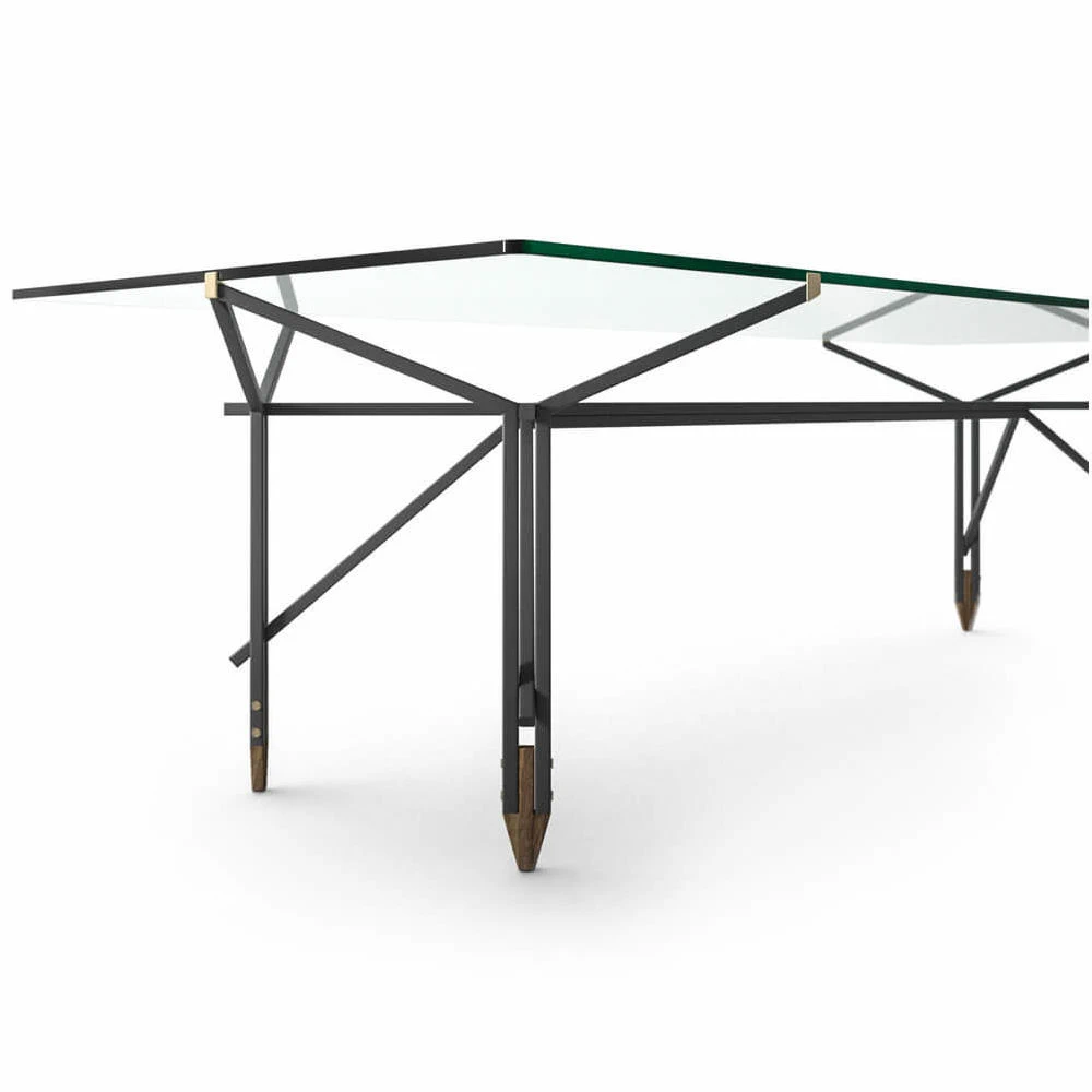 Стол 815 Olimpino — Cassina, стекло, фото 2
