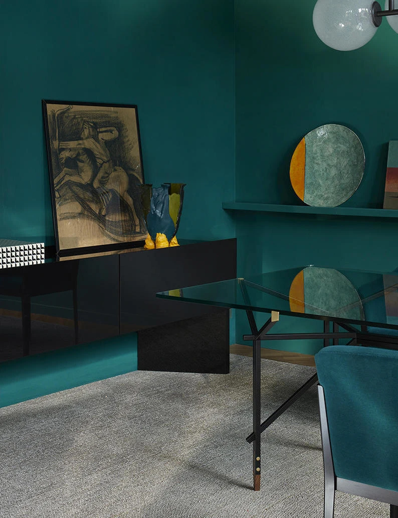 Стол 815 Olimpino — Cassina, стекло, фото 3