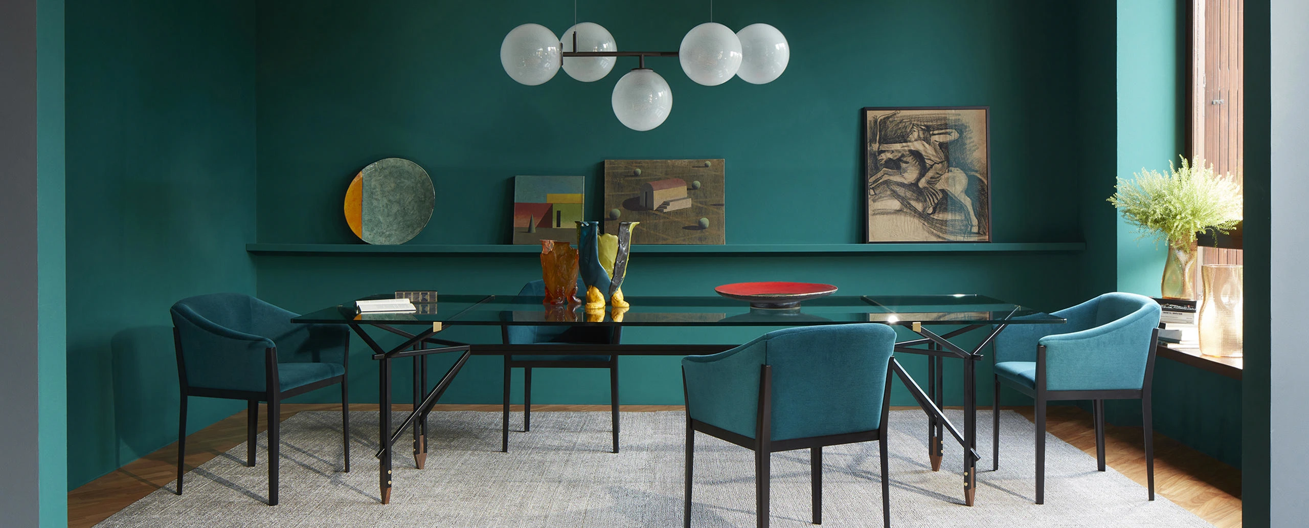 Стол 815 Olimpino — Cassina, стекло, фото 6
