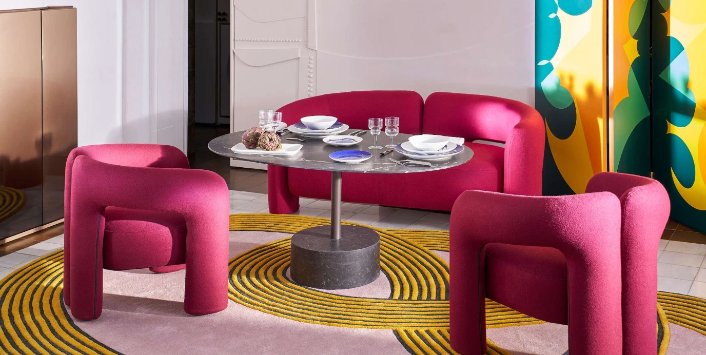 Стол 9 Dining Table oval — Cassina, мрамор, фото 2
